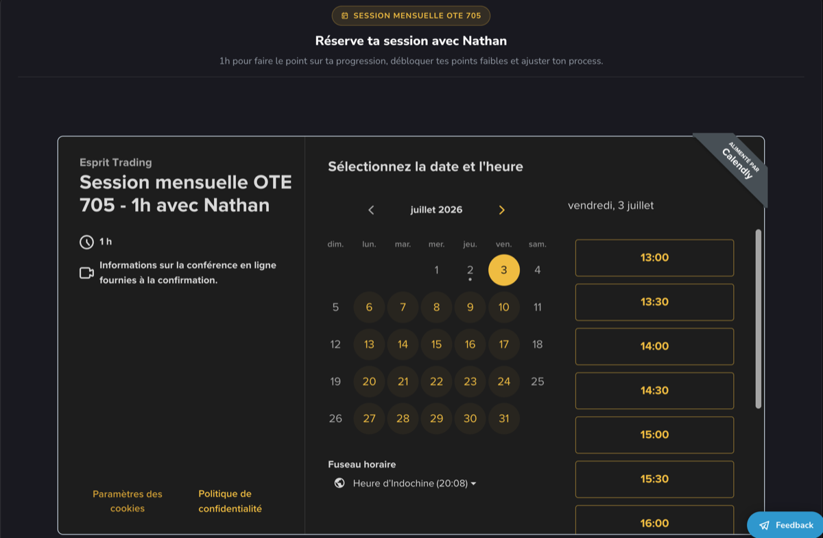 Calendly session