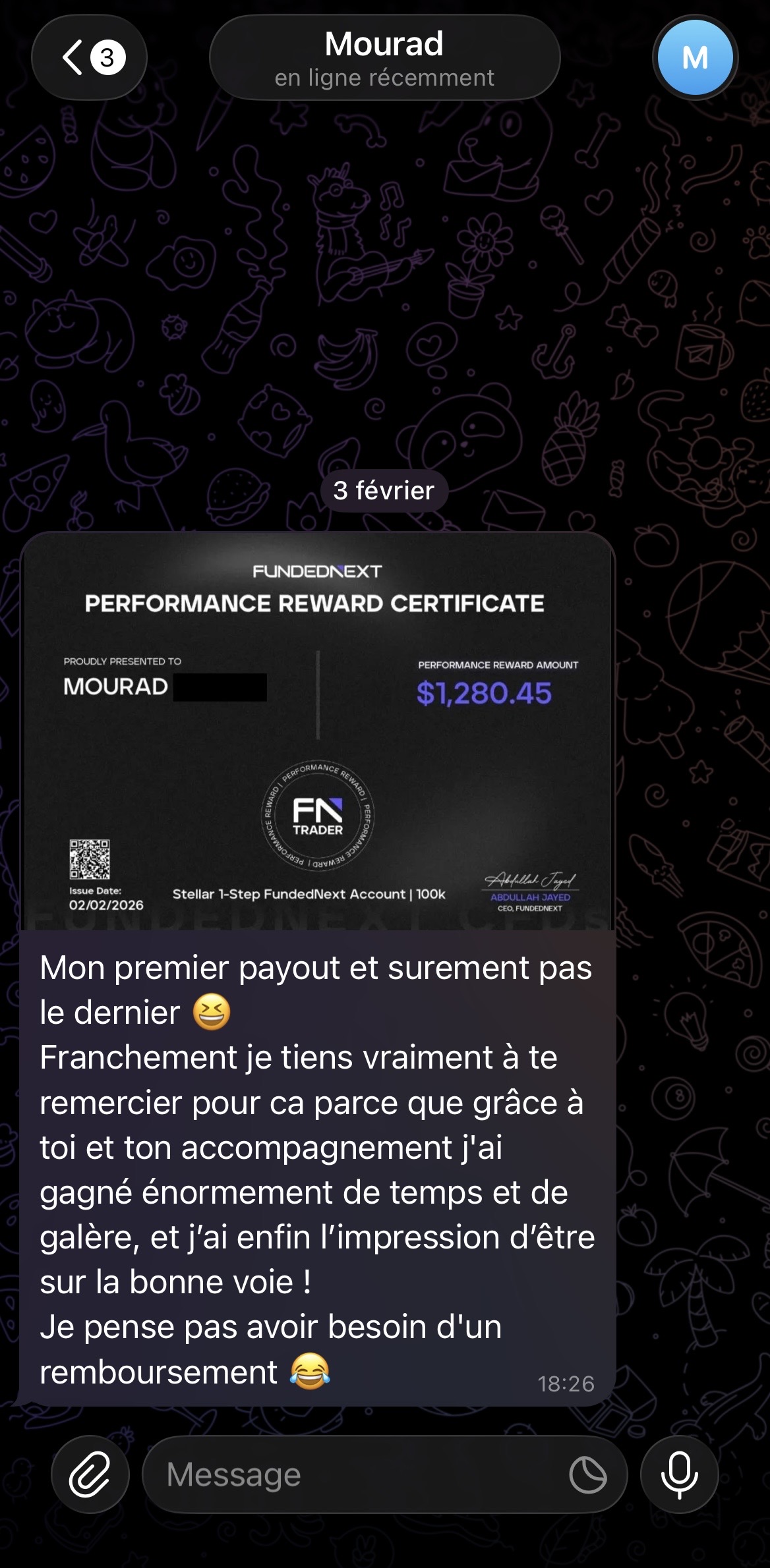Témoignage